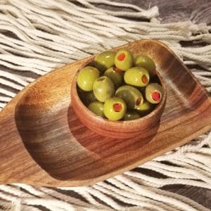 Green Olives Stuffed With Red Pepper